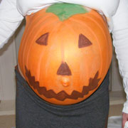 Pumpkin Belly Painting